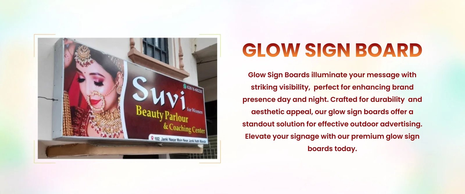 Glow Sign Board